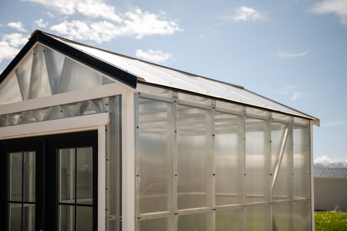 8x14 Metal Green House